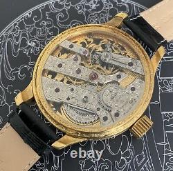 High grade V & C Skeleton pocket watch movement in new Marriage Watch case 56 mm