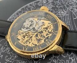High grade V & C Skeleton pocket watch movement in new Marriage Watch case 56 mm