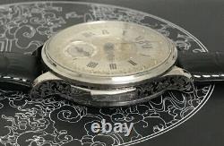 High grade quarter repeater Kwithks pocket watch movement 46 mm in engrave case