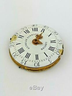 Historically Important Early Lépine Virgule Escapement Pocket Watch Movement