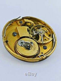 Historically Important Early Lépine Virgule Escapement Pocket Watch Movement