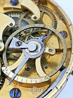 Historically Important Early Lépine Virgule Escapement Pocket Watch Movement