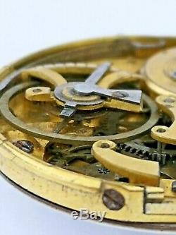 Historically Important Early Lépine Virgule Escapement Pocket Watch Movement