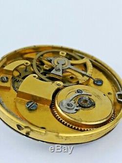 Historically Important Early Lépine Virgule Escapement Pocket Watch Movement