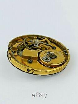 Historically Important Early Lépine Virgule Escapement Pocket Watch Movement