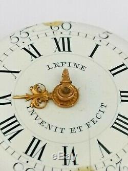 Historically Important Early Lépine Virgule Escapement Pocket Watch Movement