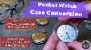How To Vintage Pocket Watch Case Conversion Pendant Set To Lever Set Setting The Time
