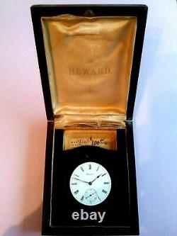 Howard 12sz 19 Jewel Series 6 pocket watch movement- Original Box. Parts-Repair