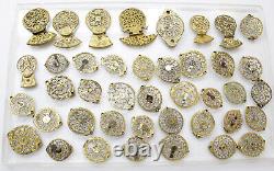 Huge lot Antique Verge Fusee pocket watch movement parts