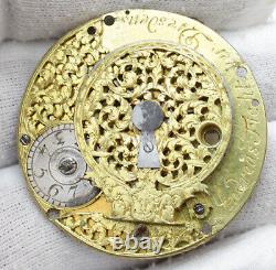 Huge lot Antique Verge Fusee pocket watch movement parts