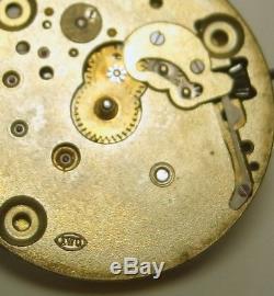 I W C watch movement Dial hands stamped I W C