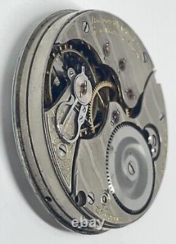 ILLINOIS POCKET WATCH MOVEMENT 21 Jewels 16s 1909 Runs