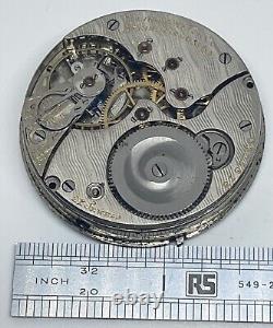 ILLINOIS POCKET WATCH MOVEMENT 21 Jewels 16s 1909 Runs