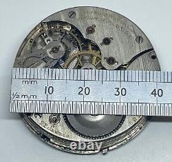 ILLINOIS POCKET WATCH MOVEMENT 21 Jewels 16s 1909 Runs