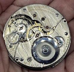 ILLINOIS POCKET WATCH MOVEMENT 21 Jewels 16s 1909 Runs