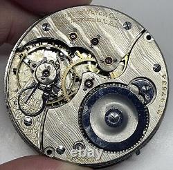 ILLINOIS POCKET WATCH MOVEMENT 21 Jewels 16s 1909 Runs