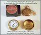 Impossible Find! Nos 1928 Elgin Pocket Watch, Ship Box, Case, Tag, Movement Tin