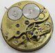 Iwc 52 16 Jewels Pocket Watch Movement & Dial For Part. Diameter 43.1 Mm Hc