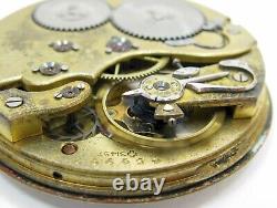 IWC 52 16 jewels pocket watch movement & dial for part. Diameter 43.1 mm HC