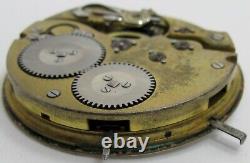 IWC 52 16 jewels pocket watch movement & dial for part. Diameter 43.1 mm HC