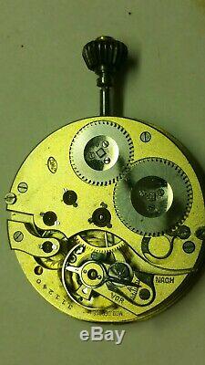 IWC Chronometer Pocket watch Movement c 1904