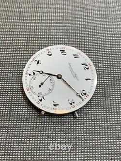 IWC H5 Movement Pocket Watch Not Working For Parts Repair