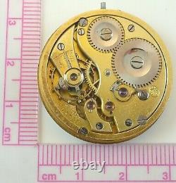 IWC Peerless Complete Running Pocket Watch Movement, Repair