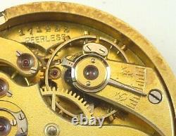 IWC Peerless Complete Running Pocket Watch Movement, Repair