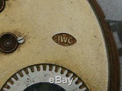 IWC Schaffhausen JWC early lever set pocket watch movement & dial for conversion