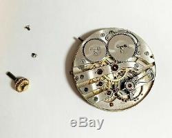 IWC cal 66 for Beyer Zurich'1 classe' 1910s antique pocket watch movement