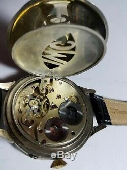 IWC pocket watch to wristwatch conversion for repair