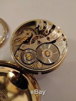 Illinois 21 jewels gold trim movement 16 size (1921) just serviced very nice