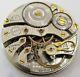 Illinois 706 16s Pocket Watch Movement 17 Jewels 4 Adj. For Parts. Of Red Dot