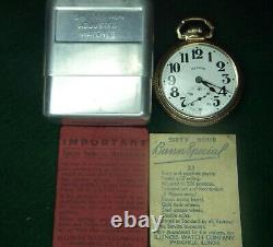 Illinois Bunn Special 23 Jewel 60 Hour Pocket Watch