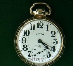 Illinois Bunn Special 23 Jewel 60 Hour Pocket Watch