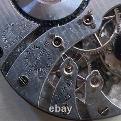 Illinois Railroad Montgomery Dial Open Face Lever Set Movement