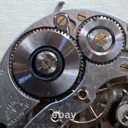 Illinois Railroad Montgomery Dial Open Face Lever Set Movement