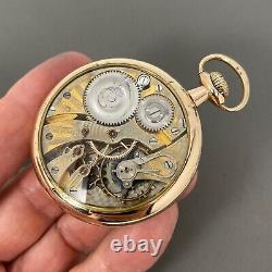 Illinois Two-Tone 16s 17j Lever Set Movement Display Case Pocket Watch ca. 1915