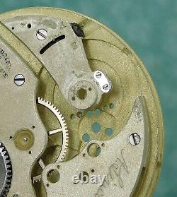 Illinois prototype Pocket watch movement Marquis model 1920s e467