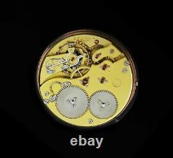 International Watch Co IWC Cal 31457 Pocket Watch Movement FOR PARTS OR REPAIR