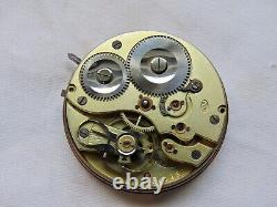 International Watch Co. (JWC) Pocket Watch Movement 44mm Winds Sets Runs