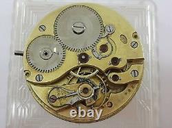 International Watch Co Pocket Movement& Porcelain Dial Manual Swiss Made Running