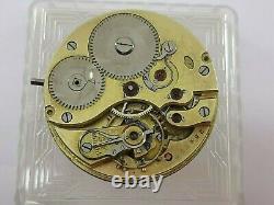 International Watch Co Pocket Movement& Porcelain Dial Manual Swiss Made Running