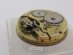 International Watch Co Pocket Movement& Porcelain Dial Manual Swiss Made Running