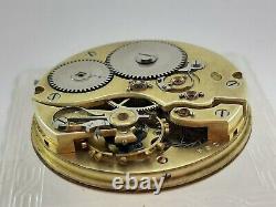 International Watch Co Pocket Movement& Porcelain Dial Manual Swiss Made Running