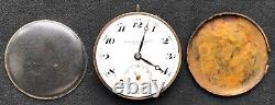 International Watch Co. Schaffhausen(JWC) Pocket Watch Movement for Parts/Repair