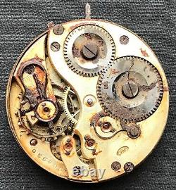 International Watch Co. Schaffhausen(JWC) Pocket Watch Movement for Parts/Repair