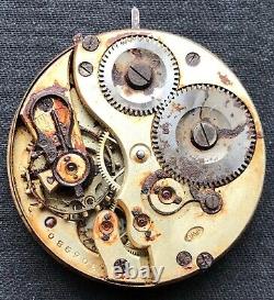 International Watch Co. Schaffhausen(JWC) Pocket Watch Movement for Parts/Repair