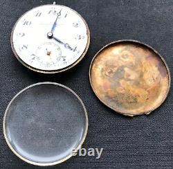 International Watch Co. Schaffhausen(JWC) Pocket Watch Movement for Parts/Repair