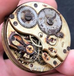 International Watch Co. Schaffhausen(JWC) Pocket Watch Movement for Parts/Repair